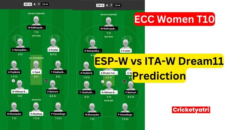 ESP-W vs ITA-W Dream11