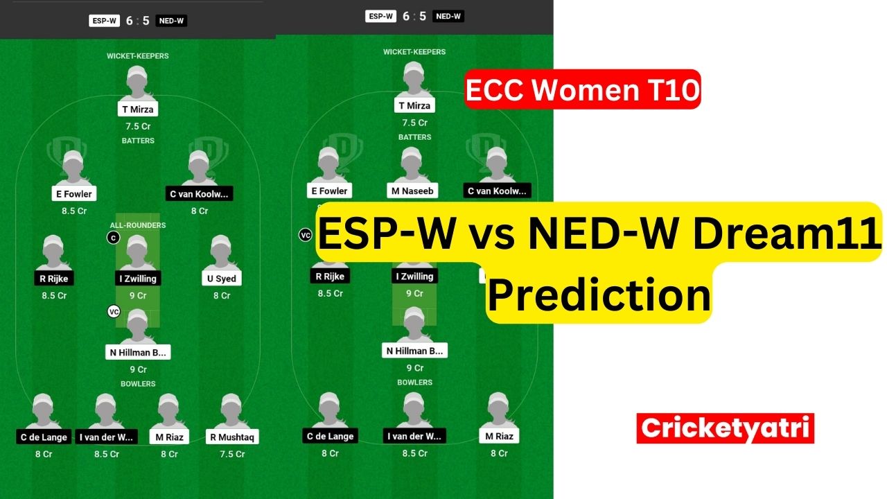 ESP-W vs NED-W Dream11