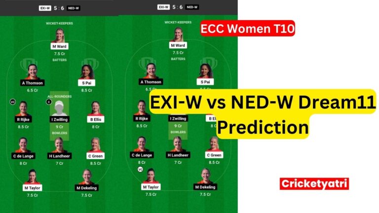 EXI-W vs NED-W Dream11