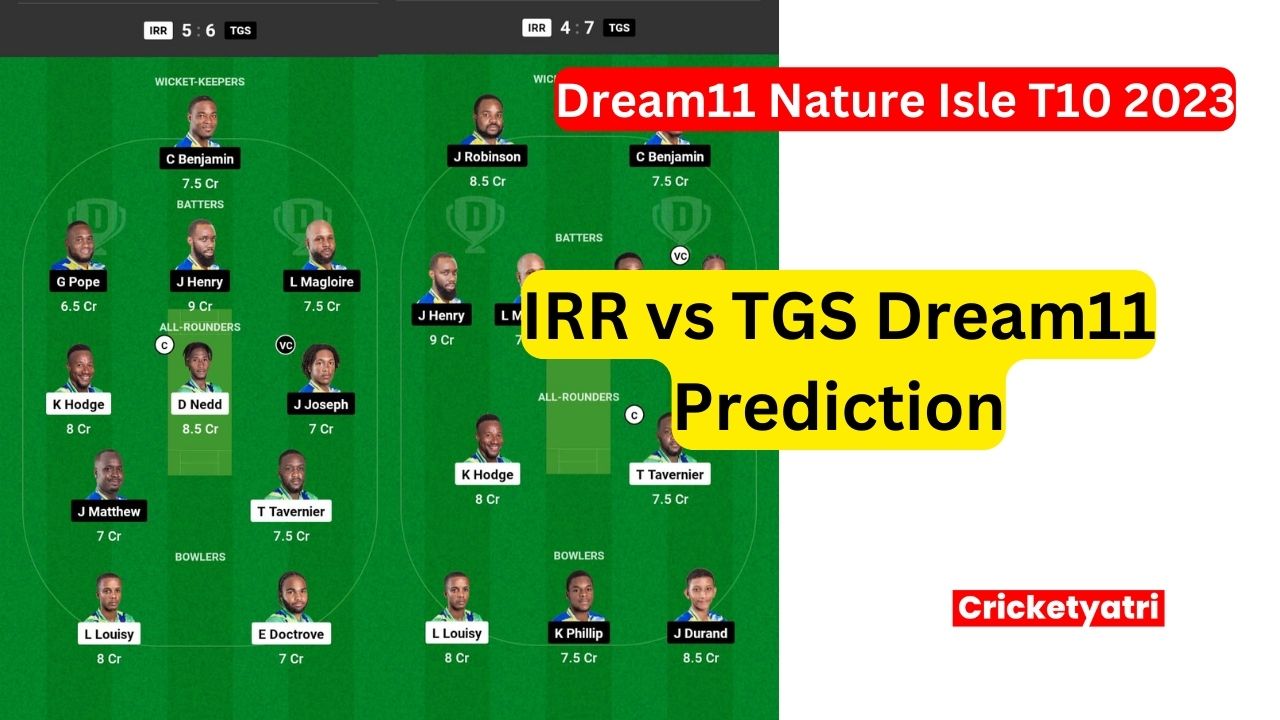 IRR vs TGS Dream11