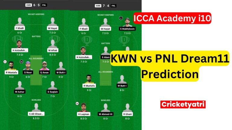 KWN vs PNL Dream11