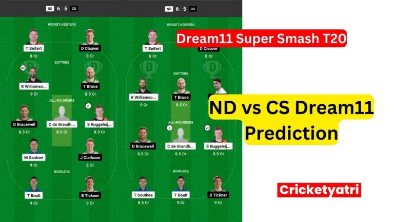 ND vs CS Dream11