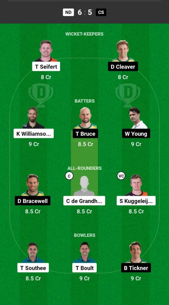 ND vs CS Dream11