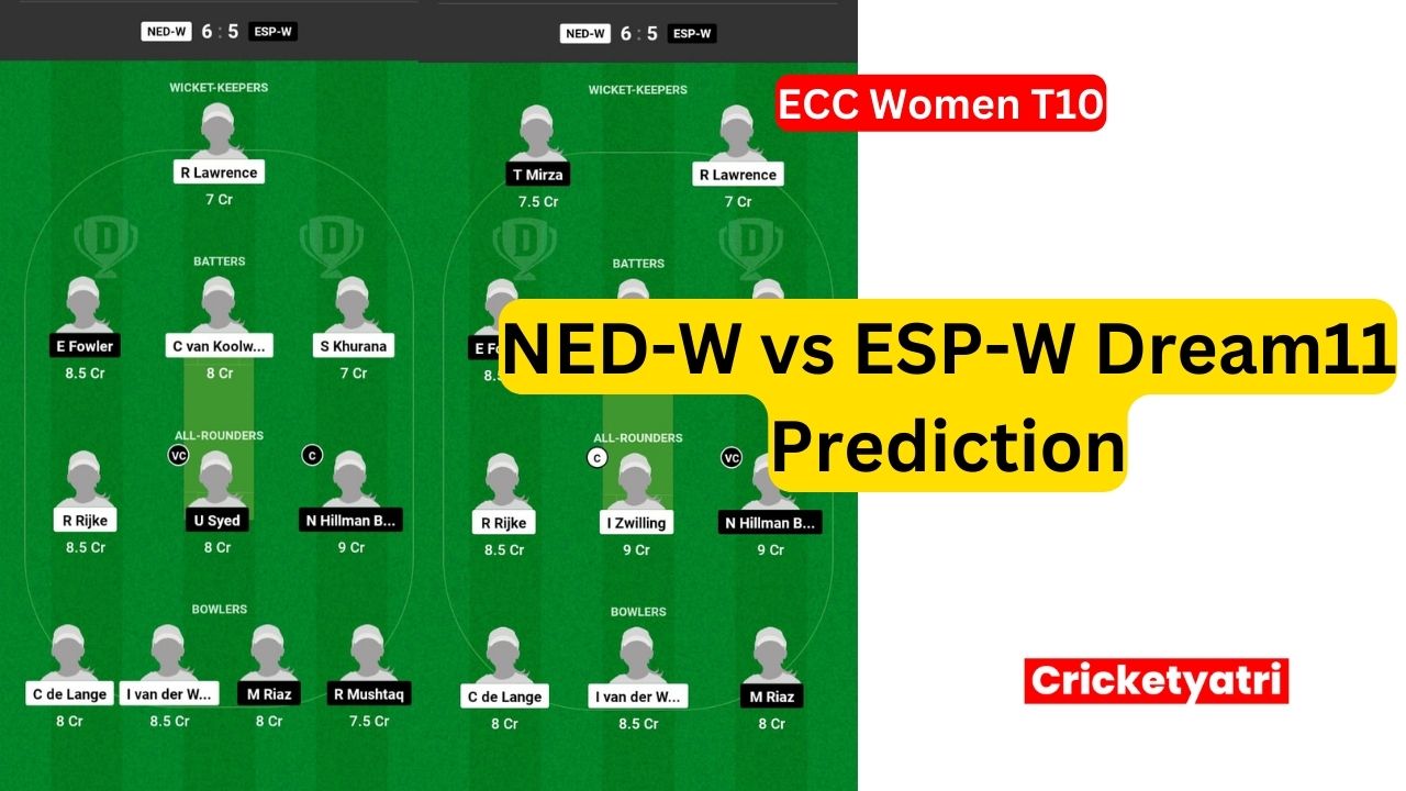 NED-W vs ESP-W Dream11