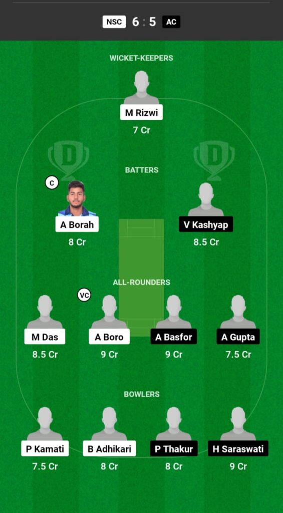 NSC vs AC Dream11