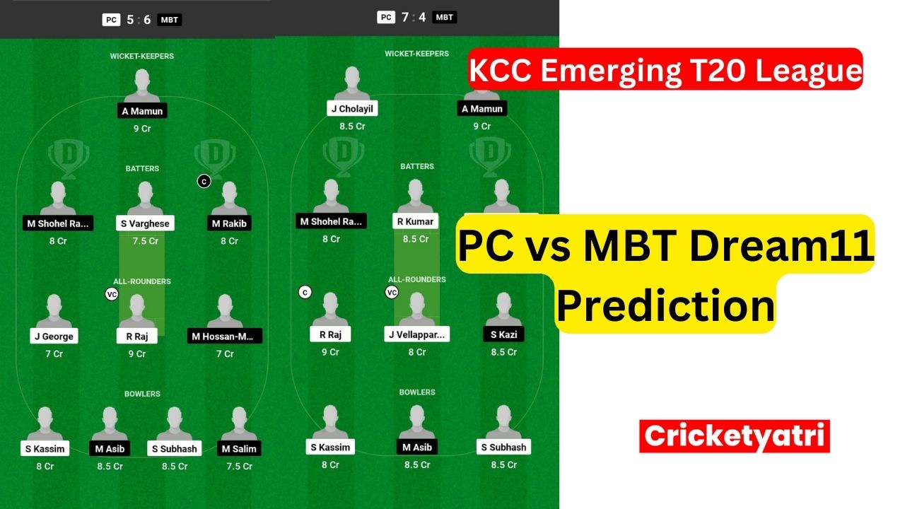 PC vs MBT Dream11