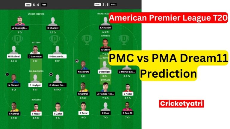 PMC vs PMA Dream11