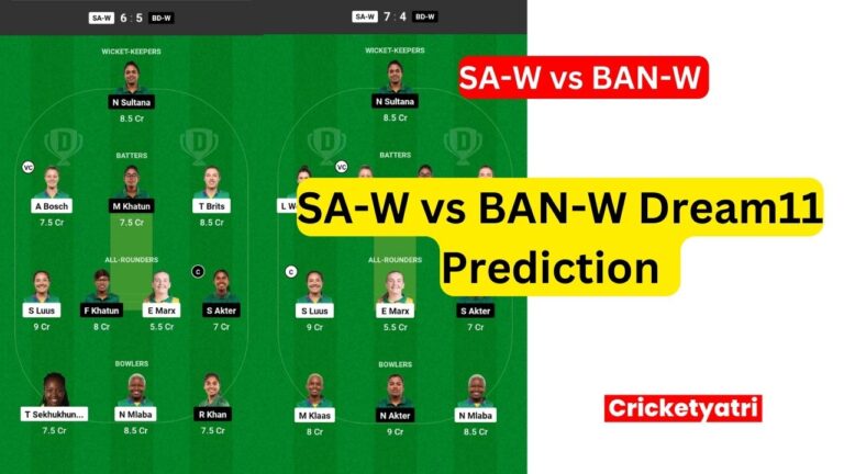 SA-W vs BAN-W Dream11 Prediction