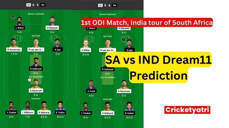 SA vs IND Dream11