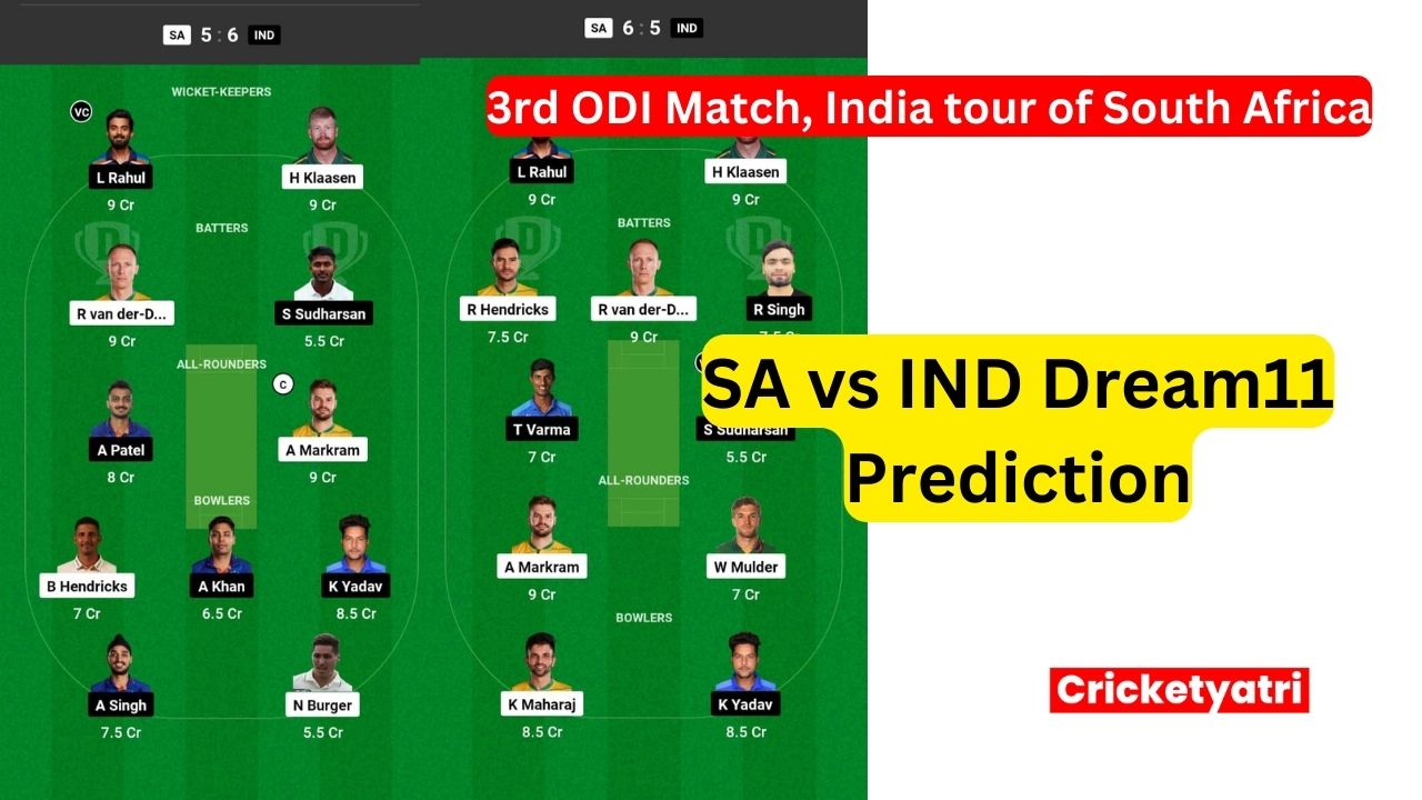 SA vs IND Dream11