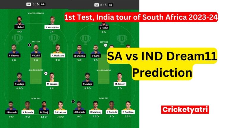 SA vs IND Dream11