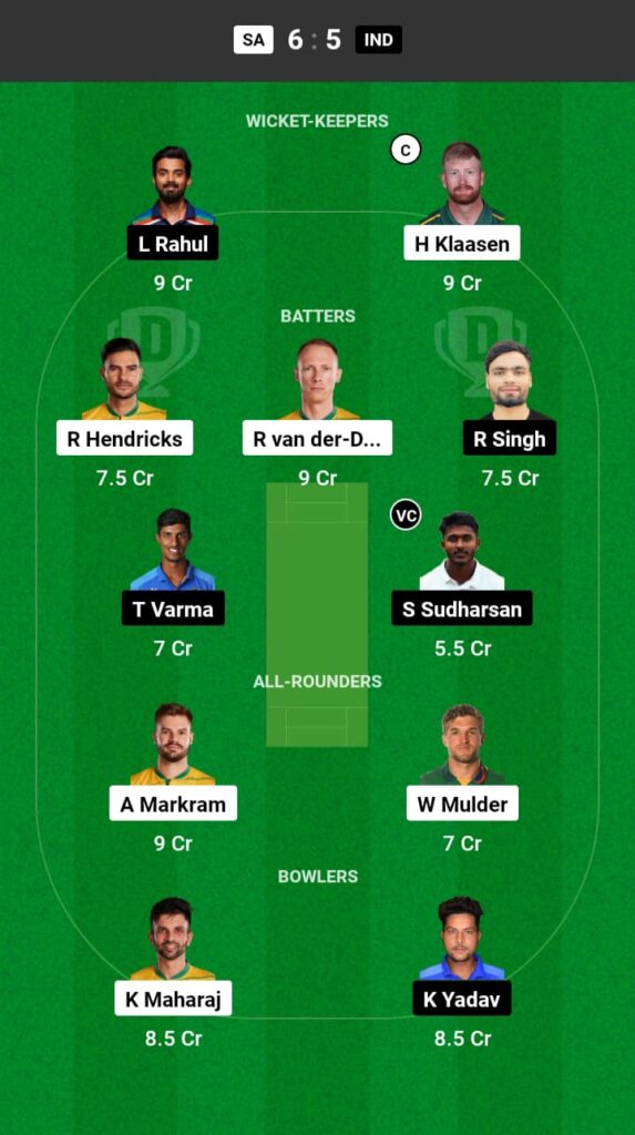 SA vs IND Dream11