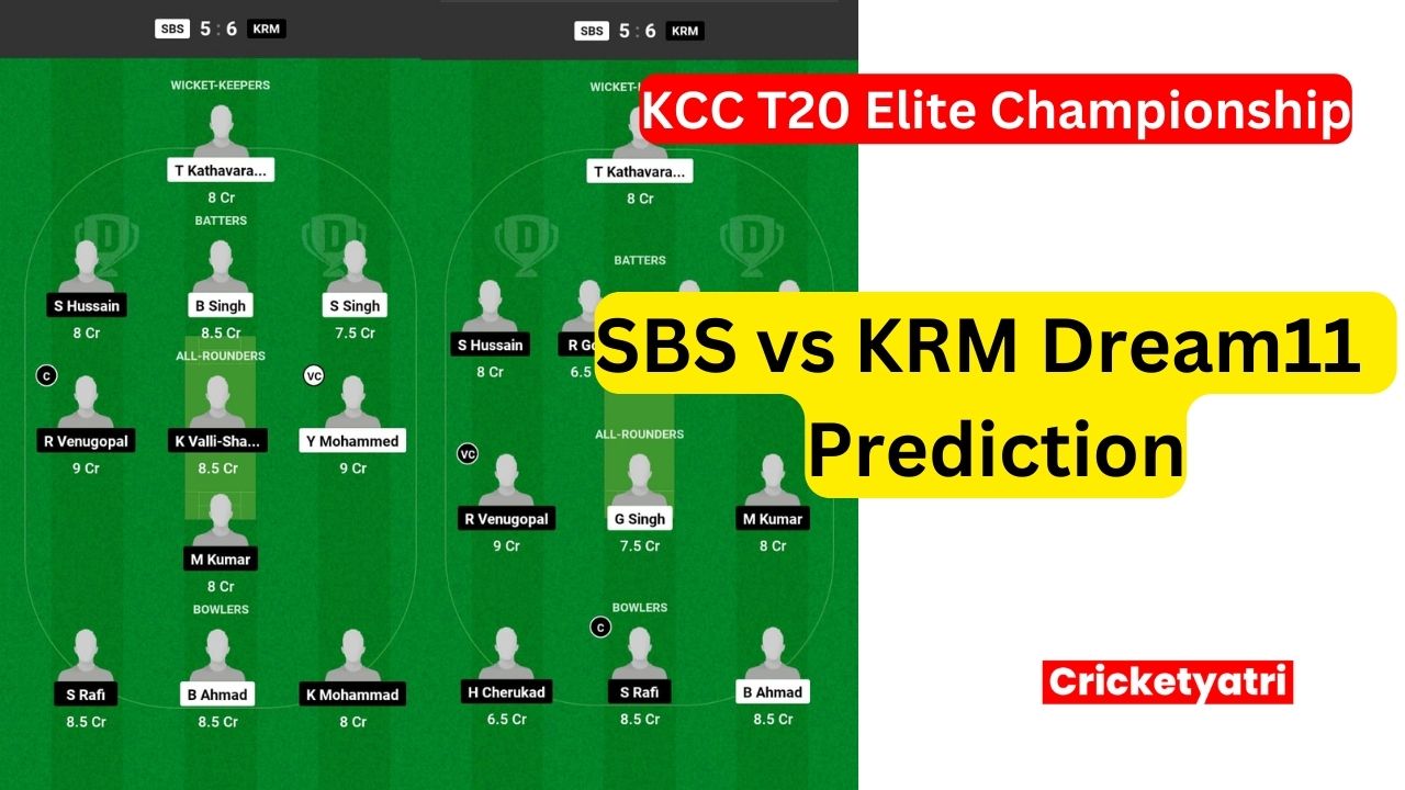 SBS vs KRM Dream11