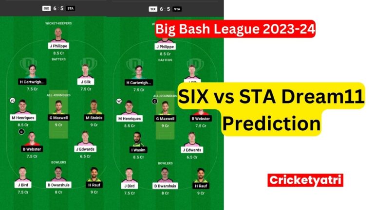 SIX vs STA Dream11