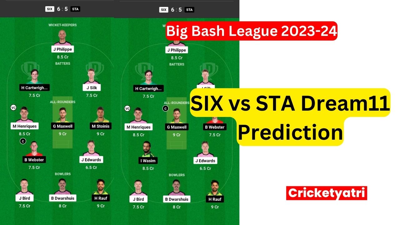 SIX vs STA Dream11