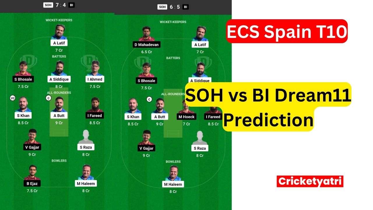 SOH vs BI Dream11 Prediction