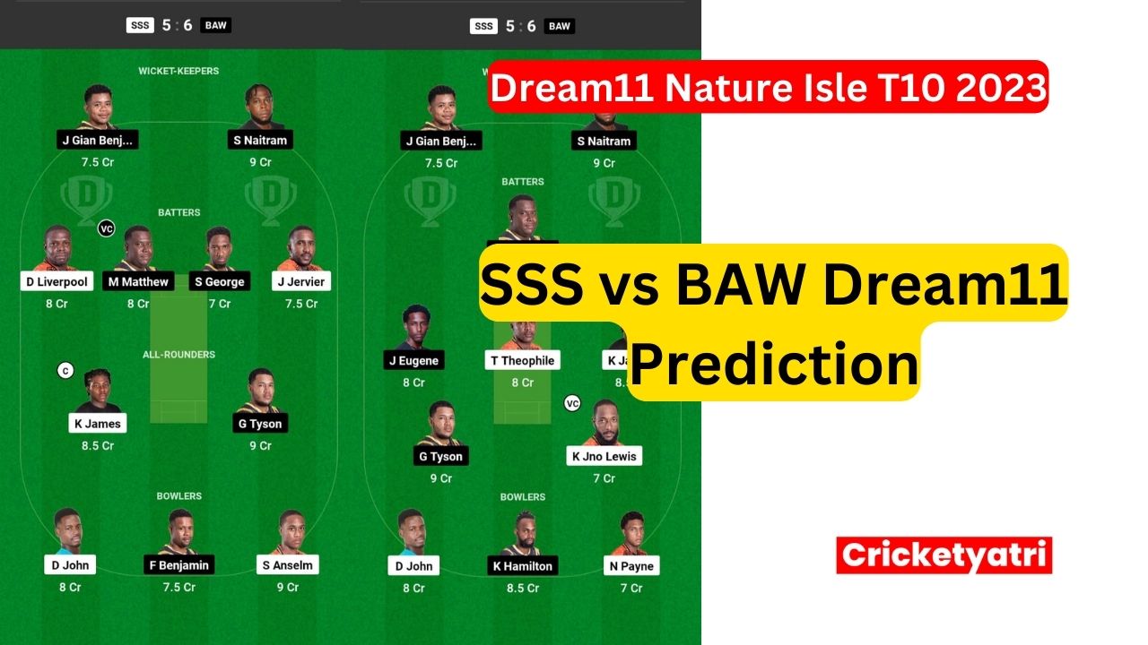 SSS vs BAW Dream11