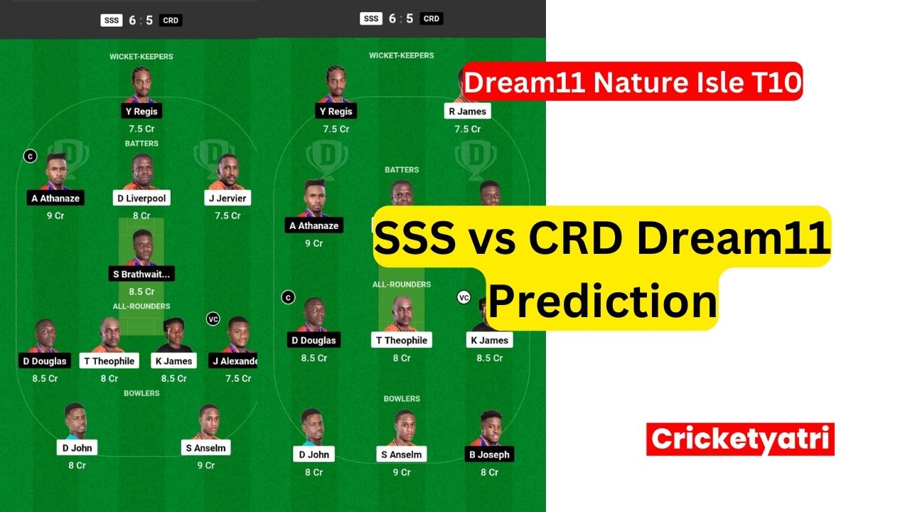 SSS vs CRD Dream11 Prediction