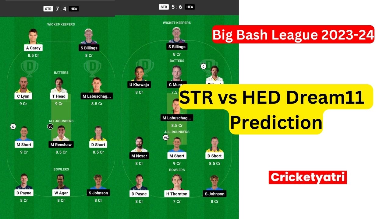 STR vs HED Dream11 Prediction