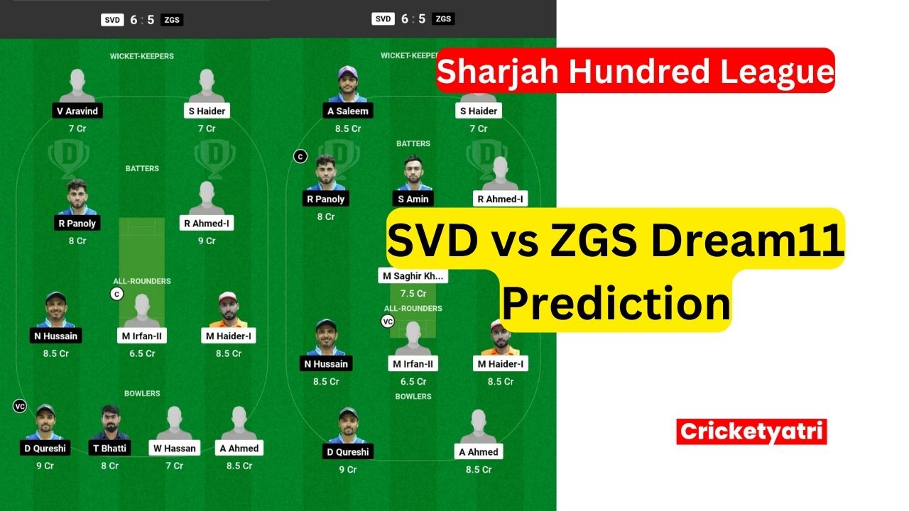 SVD vs ZGS Dream11