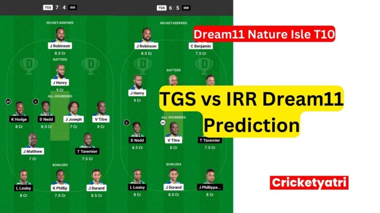 TGS vs IRR Dream11 Prediction