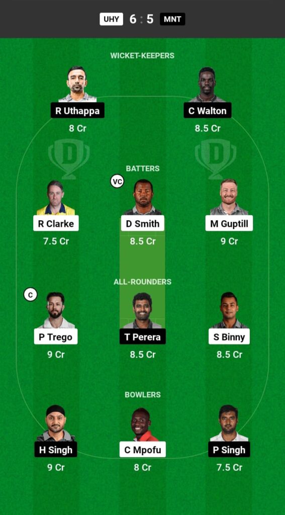 UHY vs MNT Dream11