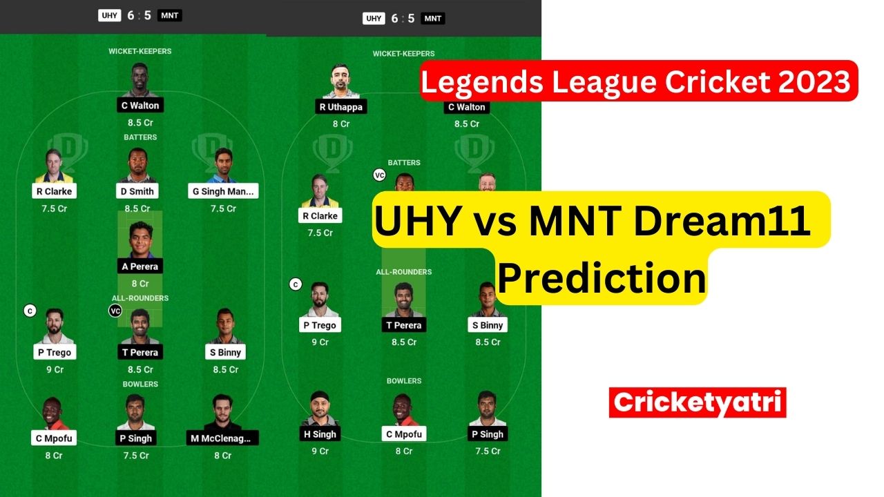 UHY vs MNT Dream11