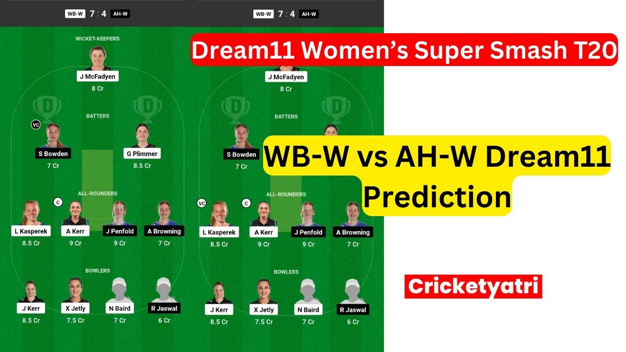WB-W vs AH-W Dream11
