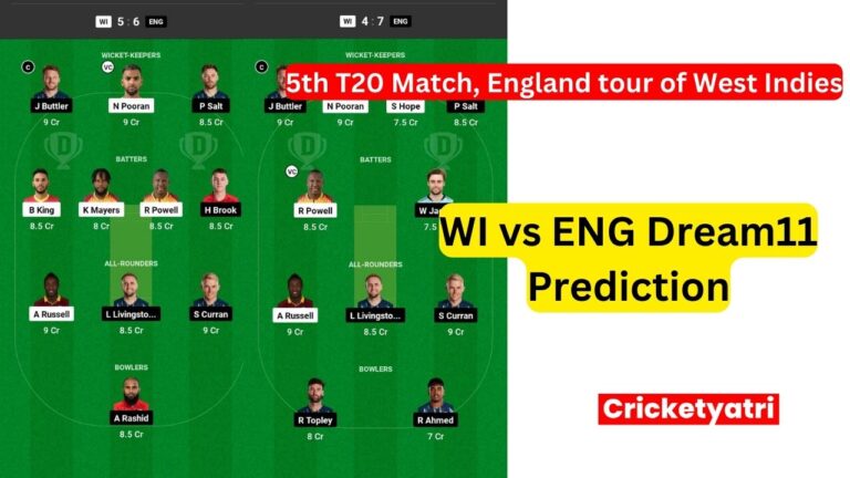 WI vs ENG Dream11