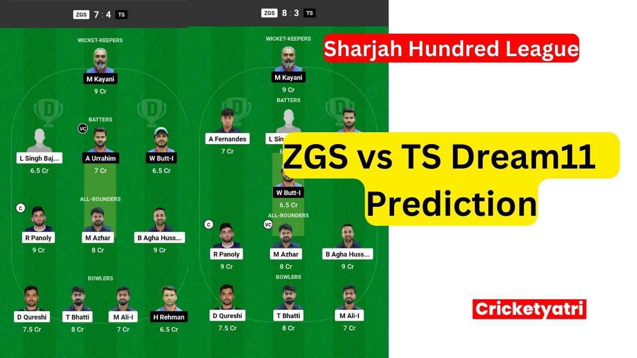 ZGS vs TS Dream11