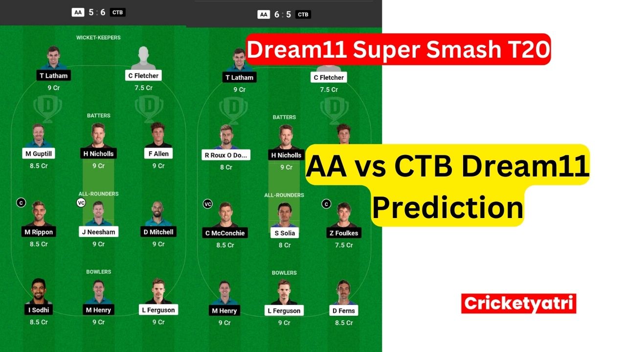 AA vs CTB Dream11