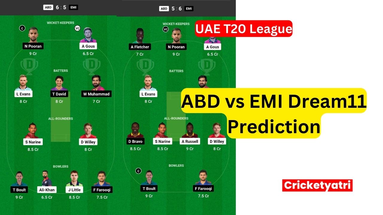 ABD vs EMI Dream11