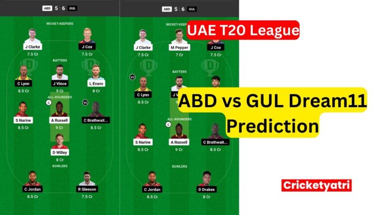 ABD vs GUL Dream11