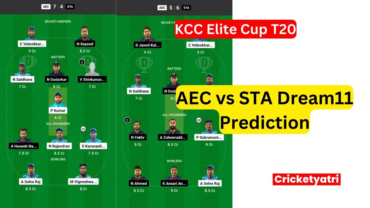 AEC vs STA Dream11