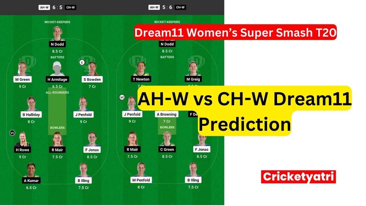 AH-W vs CH-W Dream11