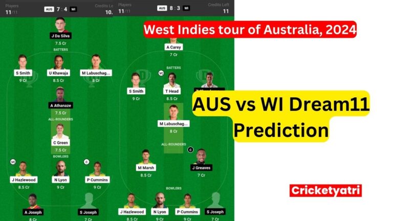 AUS vs WI Dream11