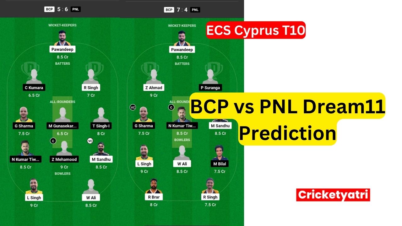 BCP vs PNL Dream11