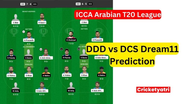 DDD vs DCS Dream11