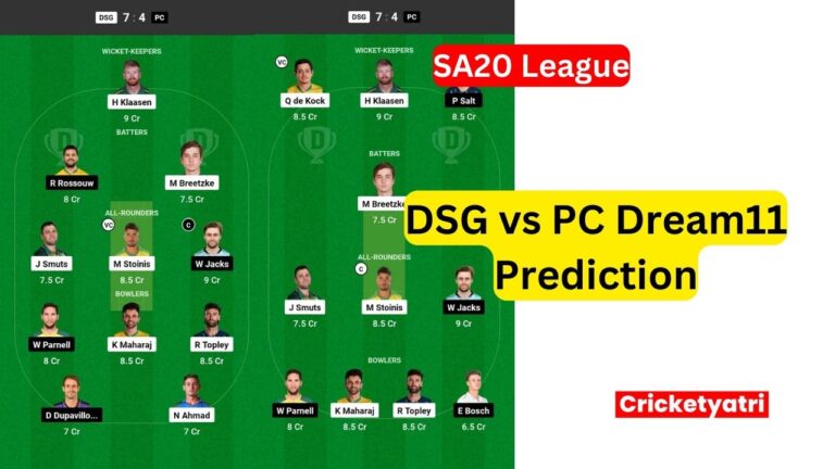 DSG vs PC Dream11