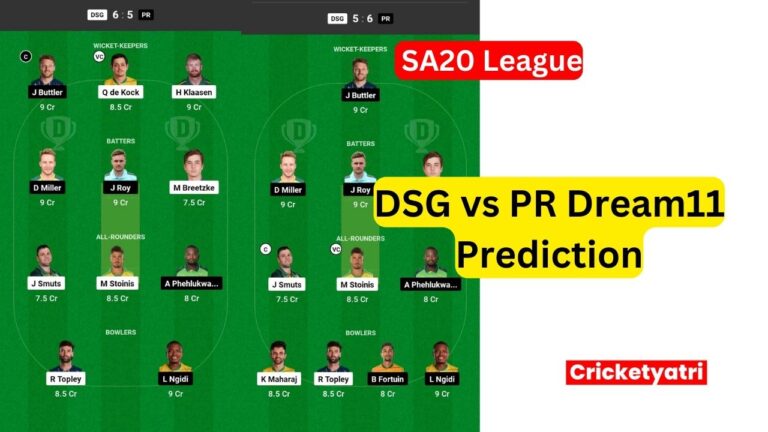 DSG vs PR Dream11