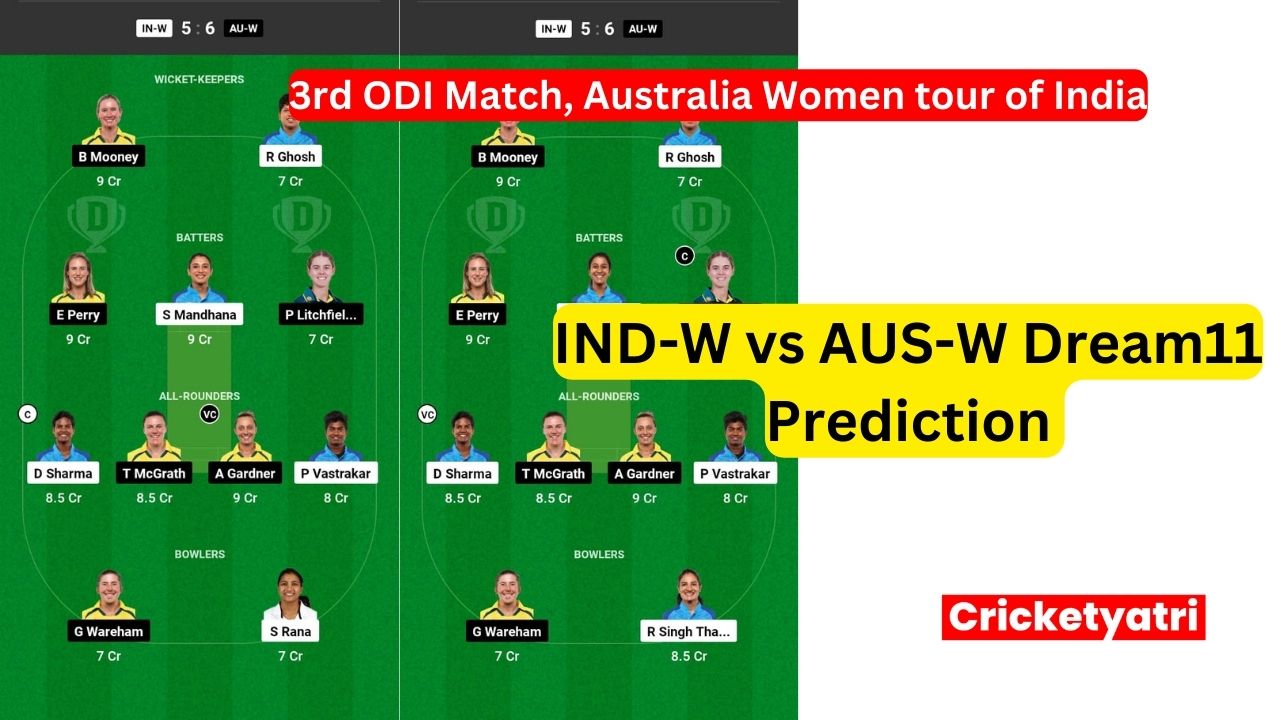 IND-W vs AUS-W Dream11