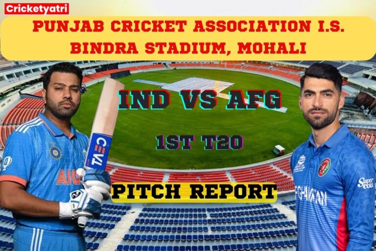 IND vs AFG 1st T20 Pitch Report