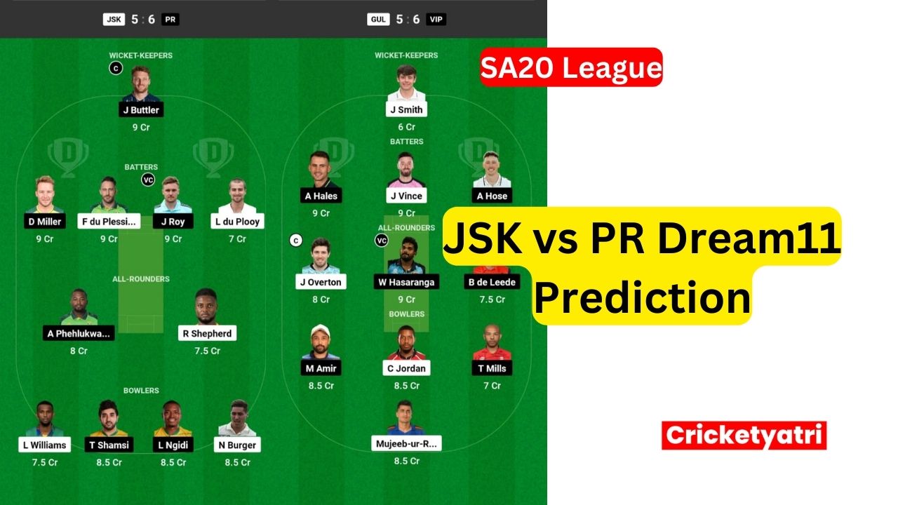 JSK vs PR Dream11