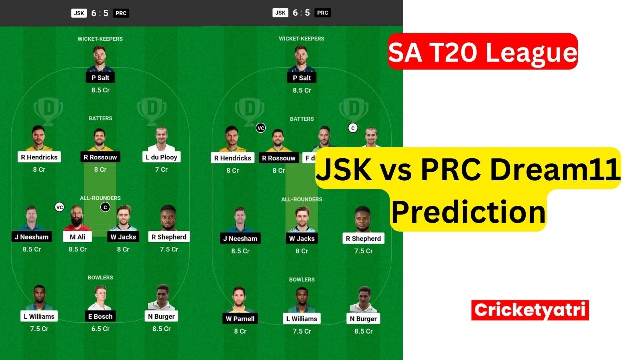 JSK vs PRC Dream11