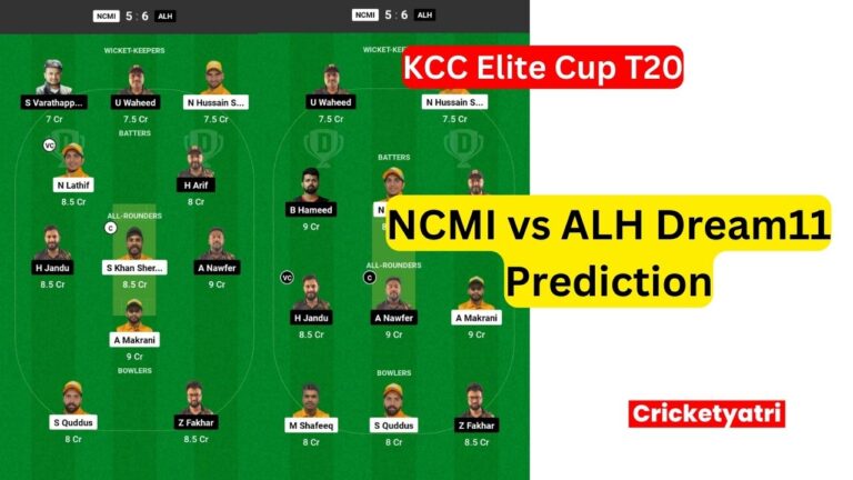 NCMI vs ALH Dream11