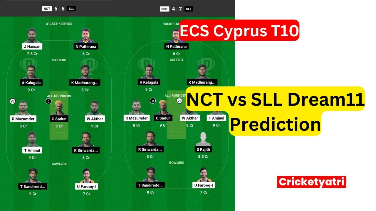 NCT vs SLL Dream11