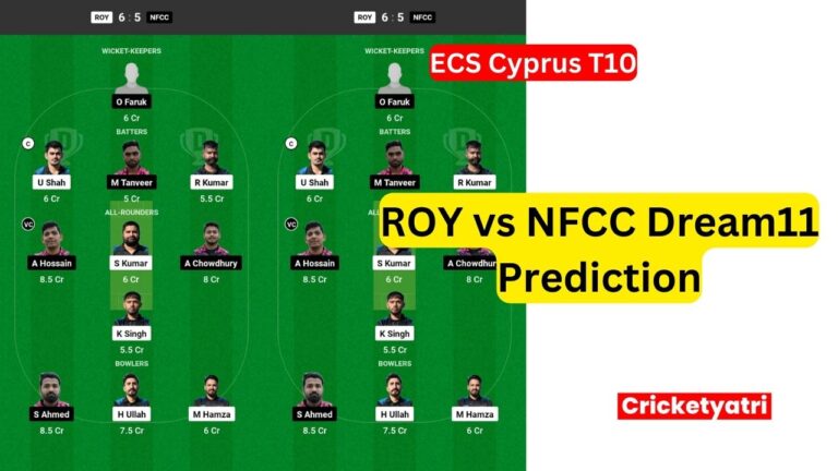 ROY vs NFCC Dream11