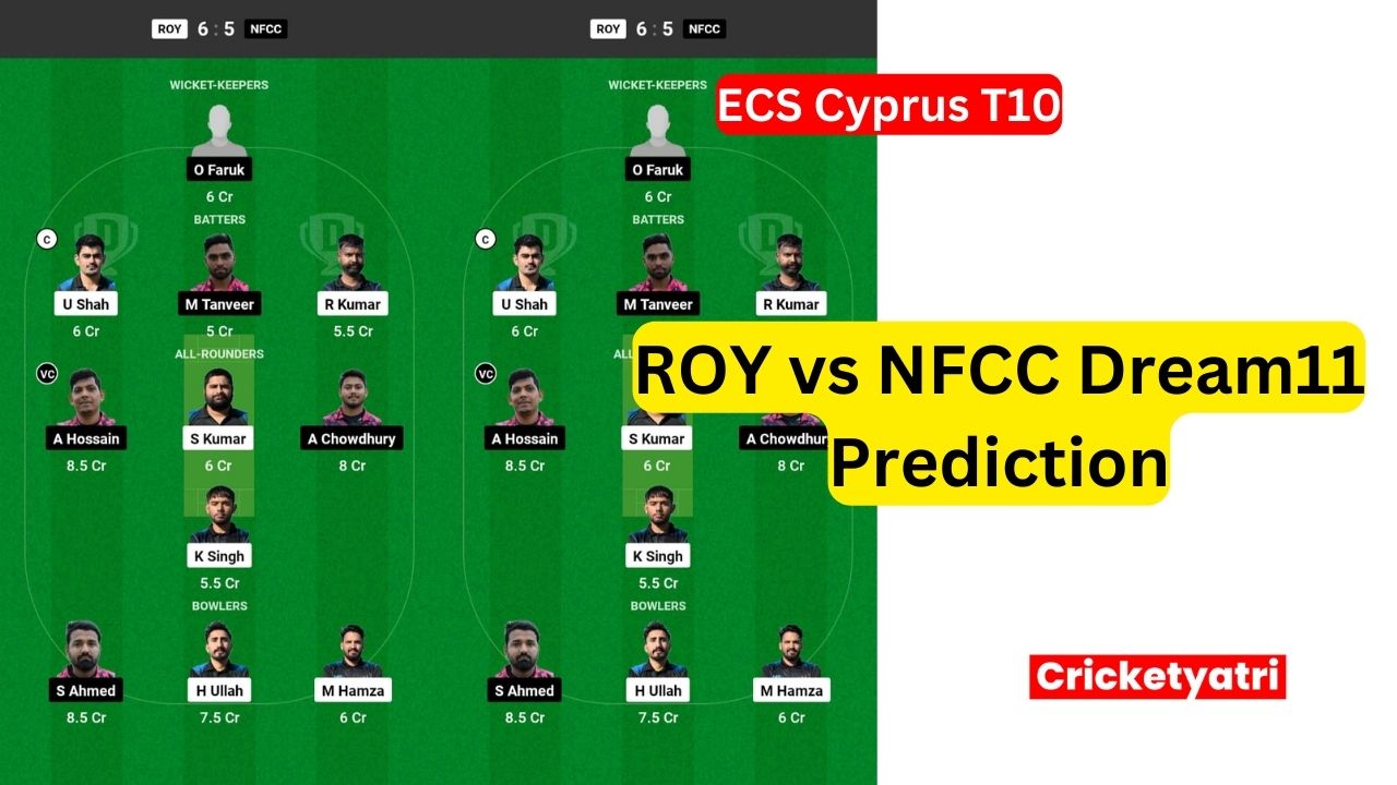 ROY vs NFCC Dream11