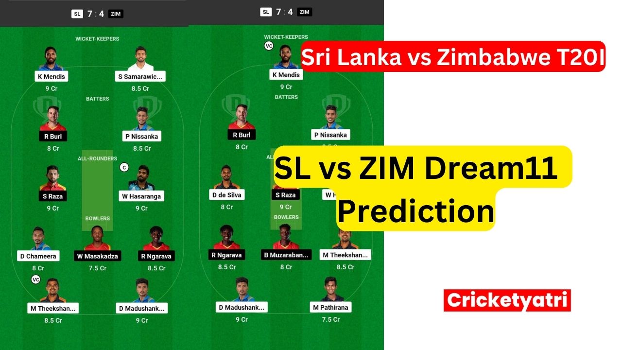 SL vs ZIM Dream11