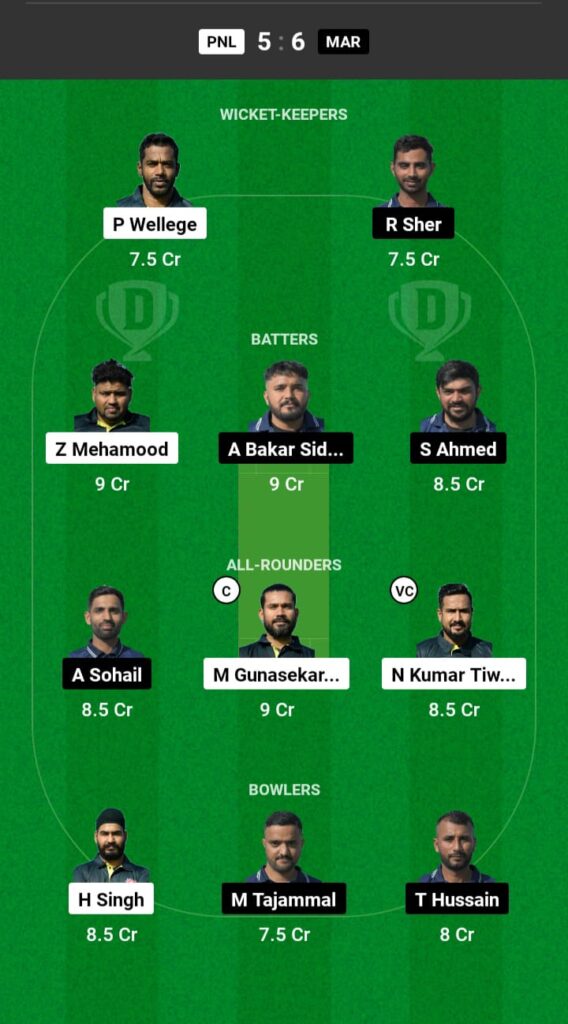 SLL vs BCP Dream11